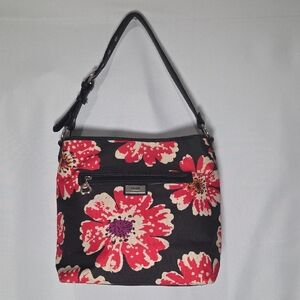 Gigi Hill Red Floral Hobo